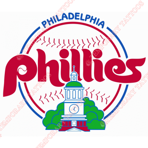 Philadelphia Phillies Customize Temporary Tattoos Stickers NO.1817